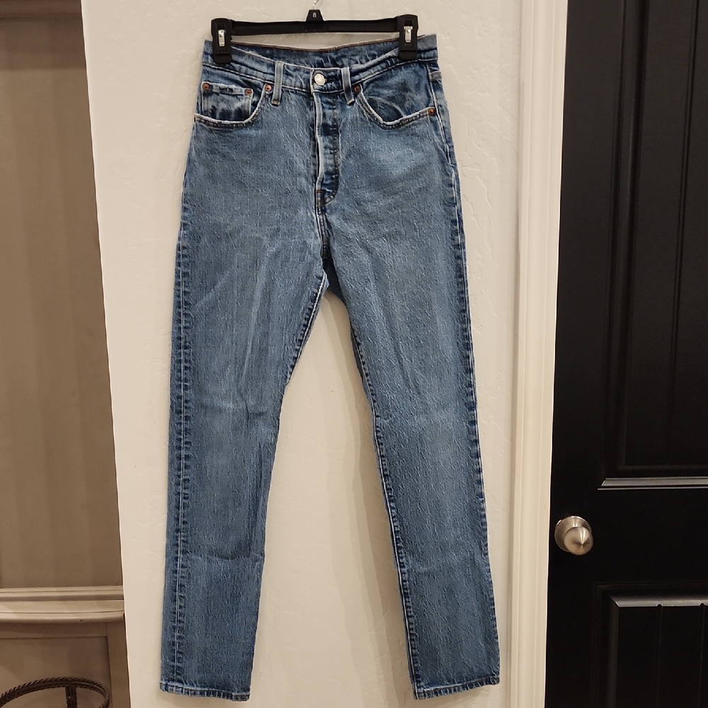 Levi's Blue Straight Leg Jeans